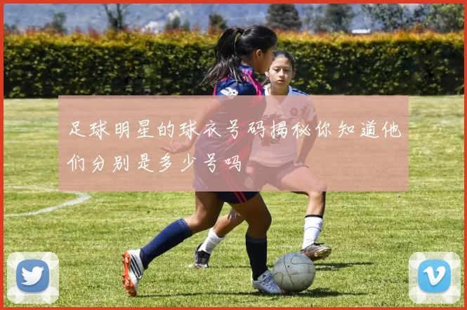 足球明星的球衣号码揭秘你知道他们分别是多少号吗
